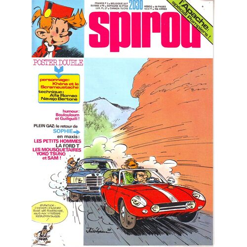 Spirou  N° 2030 Du 10/03/1977 -