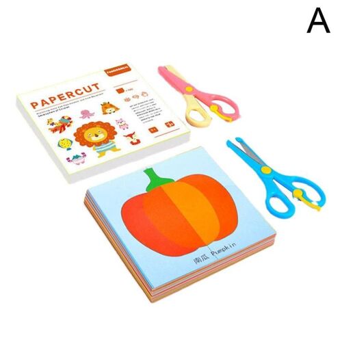 Jouets Pliants Et Découpés En Papier Coloré, Dessin Animé, Artisanat Pour Enfants, Bricolage, Éducation, Art Fait Main, Animal, Livre Cadeau B9g2