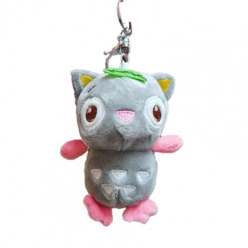 Porte-Clés Hibou En Métal Léger, Facile À Nettoyer, Pendentif Pour Sac De Hibou, Décoration De Voiture, Peluche