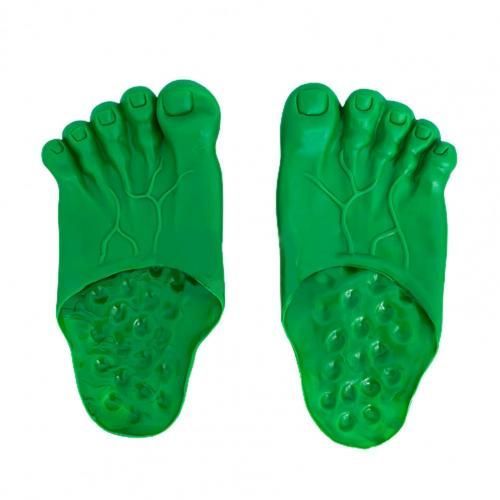 1 Paire De Pincettes À Gros Pieds, Pantoufles En Vinyle, Décoration De Festival D'Halloween, Tours De Chaussures, Jouet Cosplay Pour Carnaval