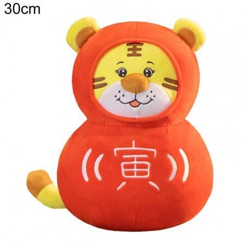 Jouet En Peluche En Forme De Tigre, Facile À Nettoyer, Réaliste, Style Chinois, Pour Chambre À Coucher