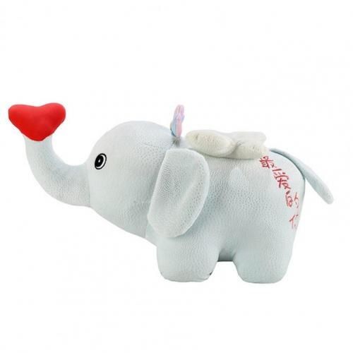 Peluche Douce Et Souple En Forme D'éléphant Pour Étudiants, Jouets En Peluche Pour La Saint-Valentin