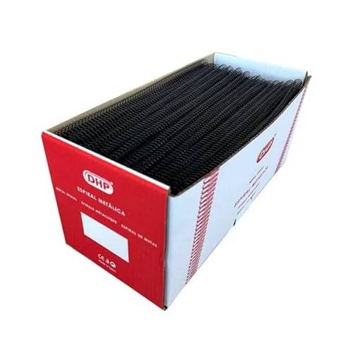 Spirales Pour Reliure - Dhp - A4 - Métal - Noir - Ø 14 Mm - Lot De 100 Unités