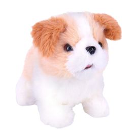 Chien Électronique Interactif En Peluche Pour Enfants, Chiot Pelucheux, Électrique, Marche Et Cuisson, Animal Robot, Jouet Amusant, Activités