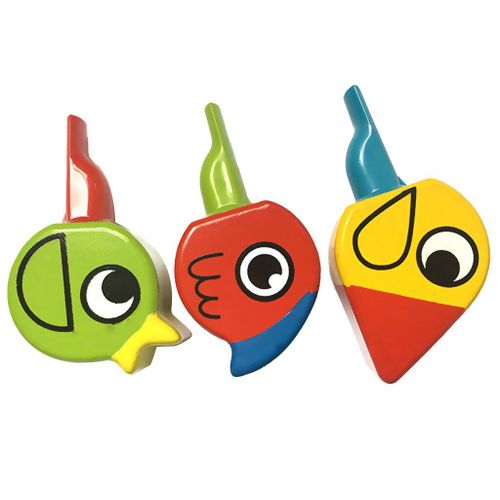 Sifflet En Bois Animal Oiseau Pour Enfants, Instrument De Musique Éducatif D'apprentissage, Jouet Aléatoire, Cadeau Pour Enfants