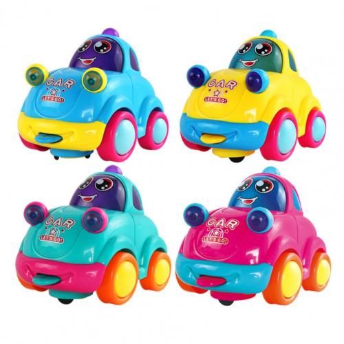 Jouet De Voiture Universel Multifonctionnel Pour Bébé, 1 Pièce, Dessin Animé Mignon, Roue Avec Son Et Lumière
