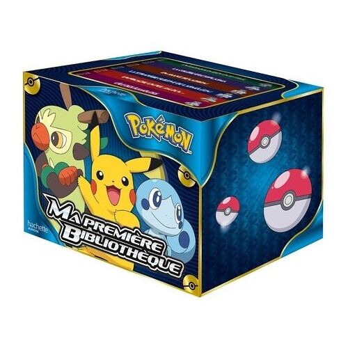 Ma Première Bibliothèque Pokémon - Coffret En 6 Volumes : Un Pikachu Un Peu Jaloux - La Stratégie Furtive De Larméléon - Un Babaouin Bien En Rythme - La Colère D'ectoplasma - En Avant...