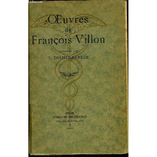 Oeuvres De Francois Villon