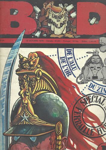 B.D. N° 54 Vendredi 13 Octobre 1978 Revue