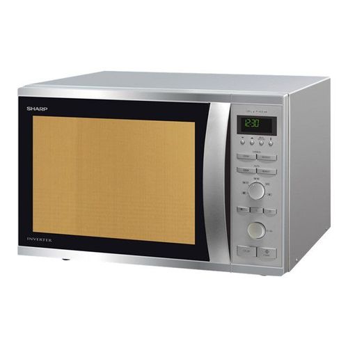 Sharp R-941STW - Four micro-ondes combiné - grill - pose libre - 40 litres - 1050 Watt - acier inoxydable