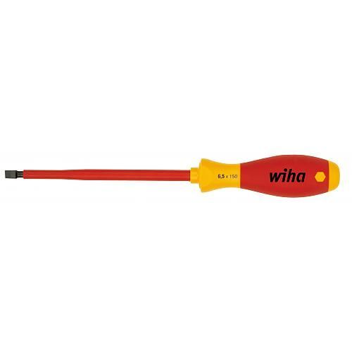 Tournevis isolé 1000V SoftFinish, empreinte fendue - 8x175 WIHA