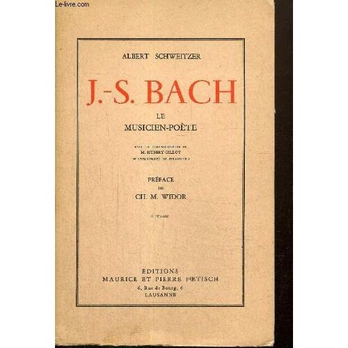 J.-S. Bach, Le Musicien-Poète