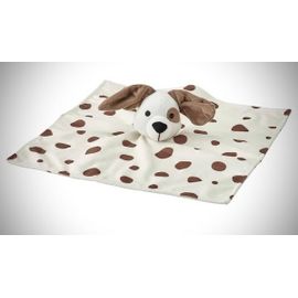 DOUDOU PELUCHE CHIEN DALMATIEN IKEA BLANC MARRON JOUET ENFANT BEBE COMFORTER DOG BABY