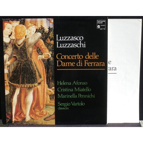 Luzzasco Luzzaschi Vartolo Concerto Dame Di Ferrara Lp & Cv Nm Clearaudio Cleaned