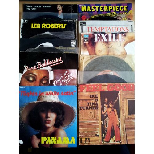 Lot - 16 45t Soul Funk Dj - Ike And Tina Turner - Arthur Conley - The Temptations - Staple Singers - Lea Roberts Etc...