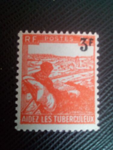 Timbre France Yt 750 Aide À La Tuberculose (Surcharge) 1946 ( 301205 )
