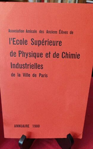 Annuaire 1980-Association Amicale Des Anciens Élèves De L'école Supérieure De Physique Et De Chimie Industriellesde La Ville De Paris