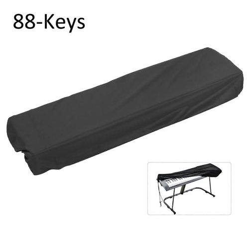 Housse Anti-Poussière Pour Clavier De Piano Numérique Étanche À La Poussière Accessoires Pour Instruments De Musiquenoir 88 Touches