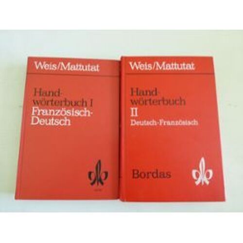 Hand-Wörterbuch 1 Et 2 Weis/Mattutat