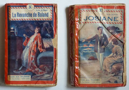 Josiane, La Revanche De Roland [Complet En 2 Volumes] (Collection 'le Livre National (Romans Populaires), Nouvelle Série' N°24-25)