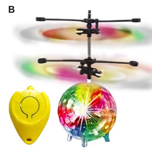 Jouet Boule Volante Rc Pour Enfants, Lumière Led, Abs, Cuivre, Moteur Magnétique Complet, Télécommande, Interaction, Hélicoptère