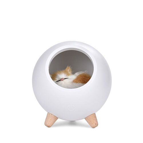 Lampe Led Usb À Intensité Tactile Pour Maison De Chat Mignon, Veilleuse À Intensité Réglable, Moderne, Pour Chambre D'Enfant Et Bébé, Bureau, Chevet, Décoration, Cadeau Créatif