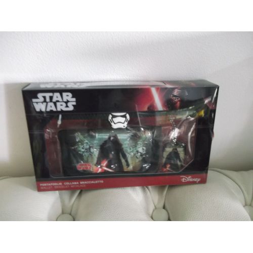 Pack Star Wars Portefeuille + Bracelet + Collier - Lucasfilm Ltd. - Disney