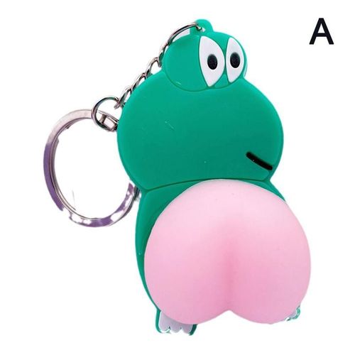 Porte-Clés À Presser Les Fesses, Mini Poupée De Dessin Animé, Boule Squishy, Cadeau Interactif Pour Enfant, Jouet De Ventilation Du Cul