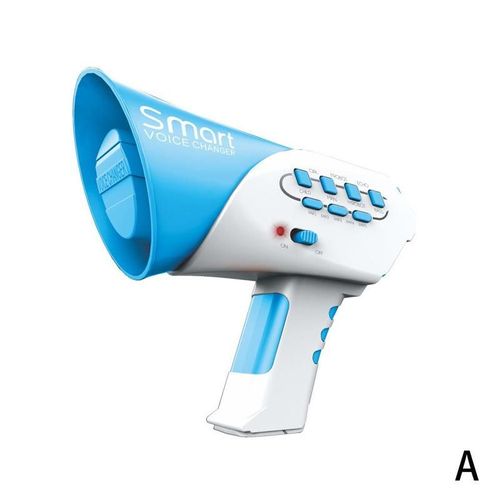 Mini Jouet Changeur De Voix Bleu, Avec 7 Modes De Voix Différents Et 5 Modes De Musique À Monter Soi-Même, Fournitures D'Amplificateur Portatif Pour Fête D'Halloween Pour Enfants