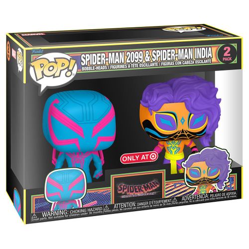 Figurine Funko Pop - Spider-Man : Across The Spider-Verse [Marvel] - Spider-Man 2099 & Spider-Man India - Pack (73938)