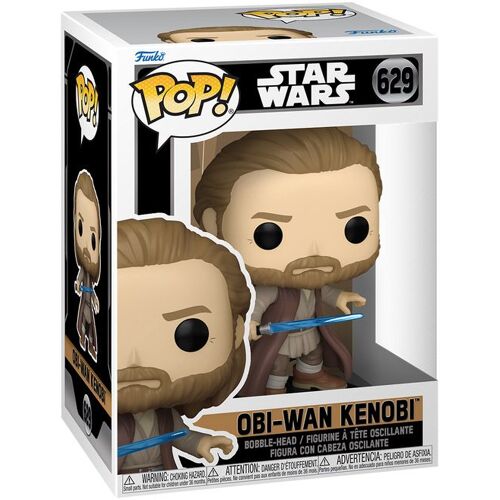 Figurine Funko Pop - Star Wars : Obi-Wan Kenobi N°629 - Obi-Wan Kenobi (67584)