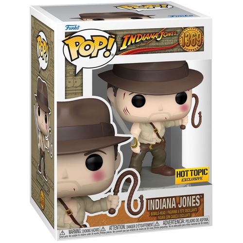 Figurine Funko Pop - Indiana Jones N°1369 - Indiana Jones Avec Fouet Et Épée (71863)