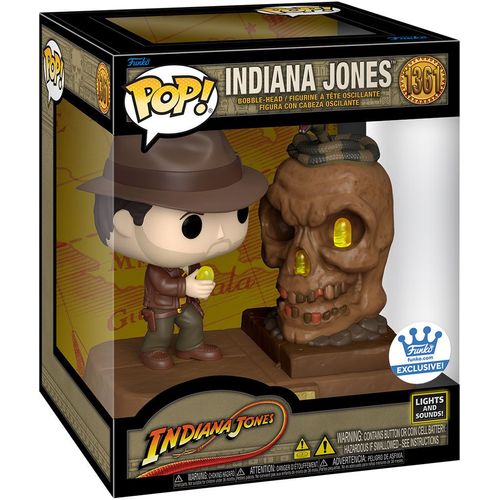 Figurine Funko Pop - Indiana Jones N°1361 - Indiana Jones Le Temple Maudit - Lumières Et Son (64913)