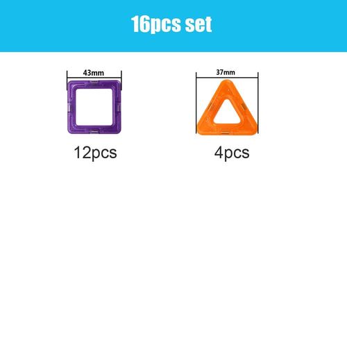 Mini Blocs De Construction Magnétiques De 16 À 64 Pièces, Ensemble De Jouets Éducatifs, Aimants Abs De Créateur, Cadeau Pour Enfants