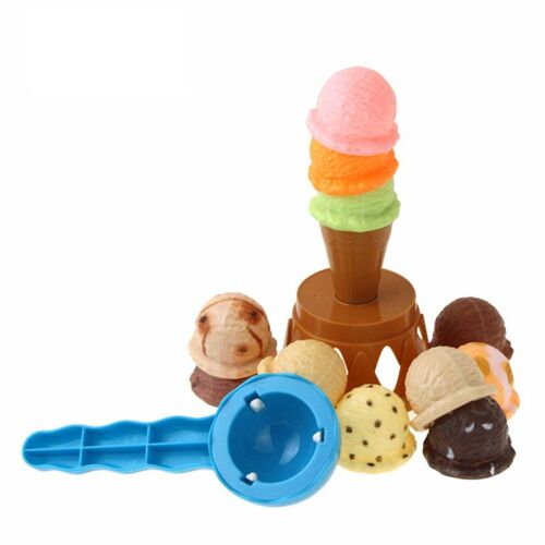Tour De Crème Glacée À Empiler, Jeu D'équilibre, Ensemble De Jouets Avec Pelle, Jeu D'équilibre Pour Enfants
