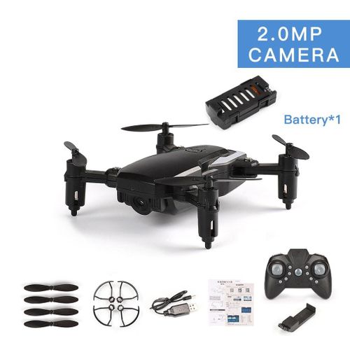 Mini Drone Radiocommandé Pliable Avec Caméra 720p, Quadcoptère Fpv, Maintien D'altitude En Hd, Jouets Pour Enfants-Générique