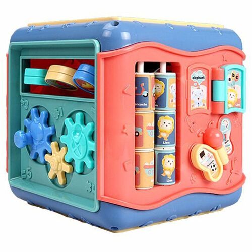 Jouets Pour Bébés, Cube D'Activités, Musique, Instuments, Montessori, Boîte Éducative De Développement Infantile Pour Enfants De 13 À 24 Mois