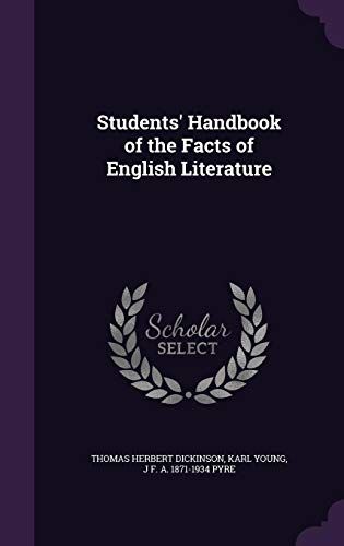 Students' Handbook Of The Facts Of English Literature