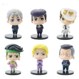 Figurines D'action Jojo's Bizarre Adventure, 7 Cm, En Pvc, 6 Pièces/Lot,Diamond Kujo, Jotaro Higashikata, Josuke Rohan,