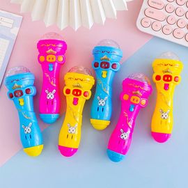 Microphone Lumineux Amusant Pour Enfants, Jouet Clignotant, Karaoké, Ciel Étoilé, Bâton Lumineux, Instruments De Musique, Cadeaux D'anniversaire