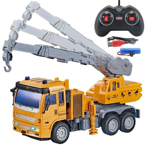 Mini Véhicule D'ingénierie Pour Garçons, Jouet Télécommandé Électrique, Camion À Benne Basculante, Modèle, Cadeaux De Noël Et D'anniversaire Pour Enfants