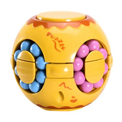Cube Rotatif D'intelligence De Haricot, Jouets De Fidget, Rotation De Doigt, Gyro Cubes De 12 Ans, Jouets D'interaction Parent-Enfant
