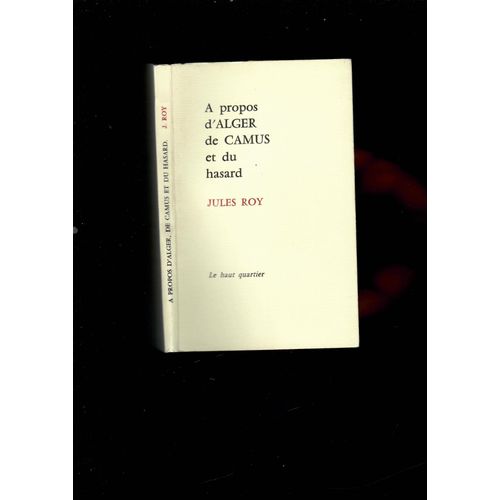 A Propos D'alger De Camus Et Du Hasard