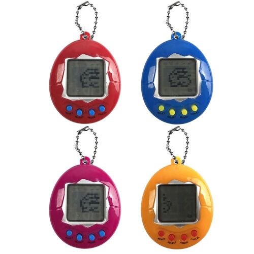 Porte-Clés Électronique Pour Animaux Domestiques, Nouveau Jouet Éducatif De Noël, Cyberjouet Virtuel Des Années 90, Nostalgique, 4 Pièces