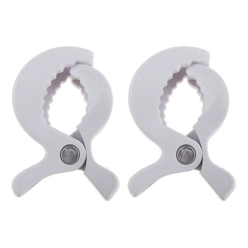 Pince De Poussette Pour Bébé, 2 Pièces, Clip Crocodile, Crochet De Poussette Portable, Siège De Voiture, Accessoires Pour Tout-Petits
