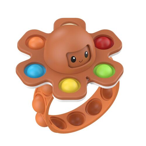 Bracelet Anti-Stress En Gel De Silice, Kawaii, Anti-Stress, Pieuvre, Jouet Pour Enfants