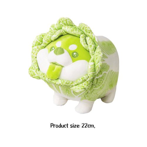 Peluche Chien Et Légumes Japonais 20-35cm, Jouets Créatifs En Forme De Chou Chinois, Oreiller Shiba Inu En Peluche, Coussin De Canapé, Cadeaux Pour Bébé