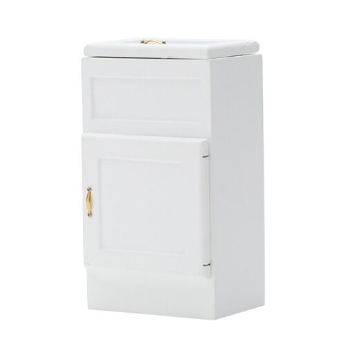 Simulation De Maison De Poupée Réfrigérateur Miniature Faite À La Main En Contreplaqué De Bouleau, Meubles Décoratifs Artisanaux, Fournitures Cadeaux Pour Enfants