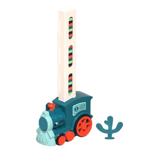 Jeu De Train Dominos À Pose Automatique, Blocs De Briques, Bricolage Éducatif, Cadeau Pour Enfants, Parent-Enfant