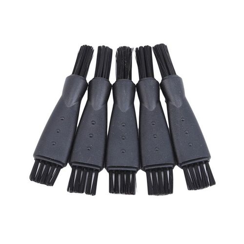 Brosse de nettoyage de rasoir pour hommes, 5 pièces/paquet, tête de rasoir électrique, brosse en plastique, accessoires de rasage électrique durables de haute qualité, noir